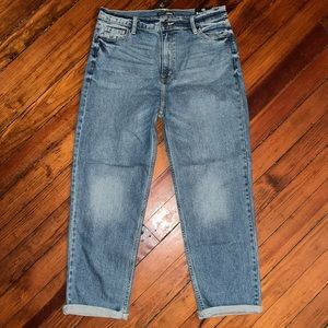 Fashion Nova medium wash mom jeans, size women’s 15